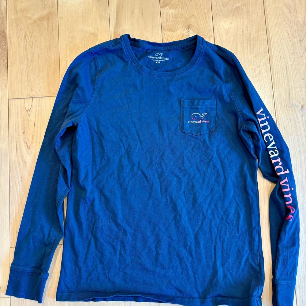 Vineyard Vines Women’s Blue Long Sleeve Shirt XXS